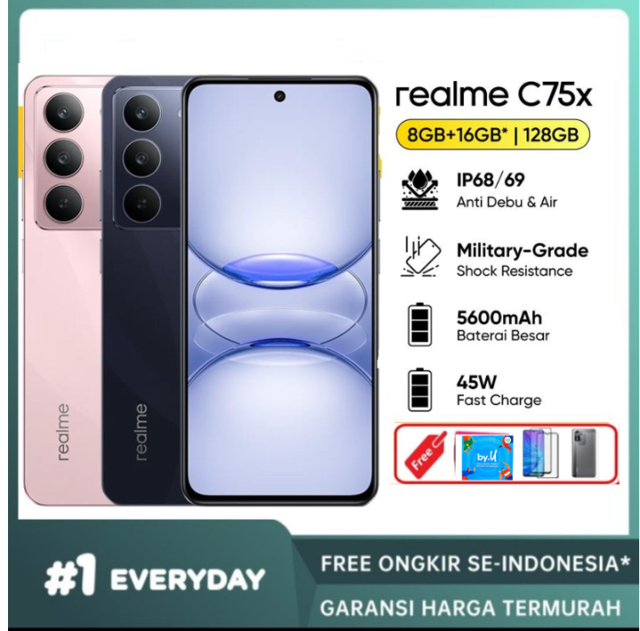 realme C75x 8GB+16GB*|128GB 45W Fast Charge- Garansi | Lazada Indonesia