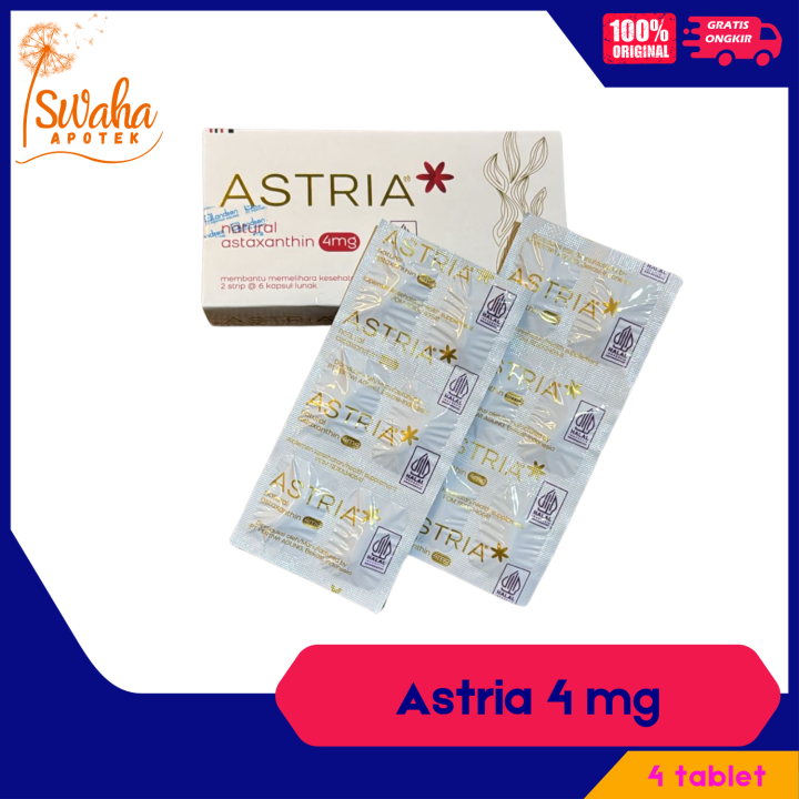 Astria 4 mg Astaxanthin | Lazada Indonesia