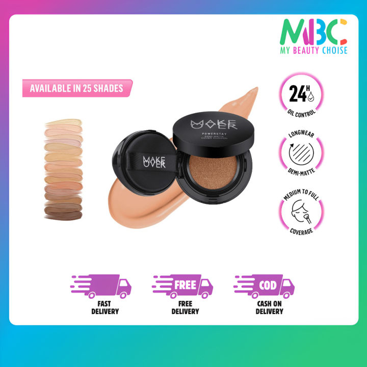 Make Over Powerstay Demi-Matte Cover Cushion | Lazada Indonesia