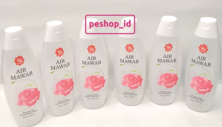 Paket Air Mawar Viva 200ml Jumbo Isi 6 pcs