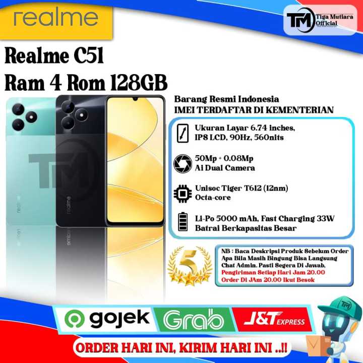 Realme C51 Ram 4 Rom 128GB