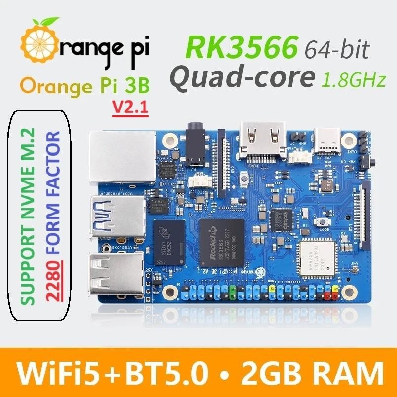 Jual Orange Pi 3B - 2GB RAM Quad-core 64-bit Cortex-A55 Processor up to 1.8GHz | Shopee Indonesia