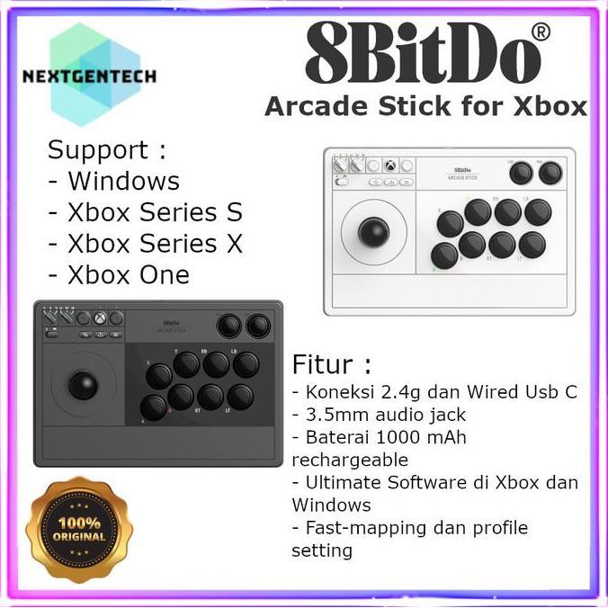 Jual 8Bitdo Xbox Arcade Stick Controller Xbox Series S / X Xbox One Windows Premium | Shopee Indonesia