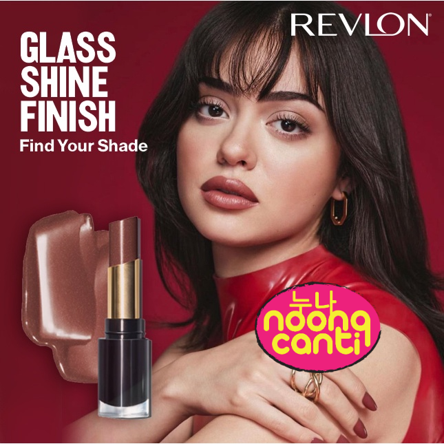 Revlon Superlustrous Glass Shine Lipstick super glossy & berkilau