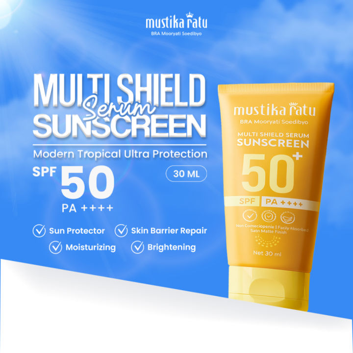 [Mustika Ratu] Sunscreen Multi Shield Serum SPF 50+ PA++++ 30 ml | Lazada Indonesia