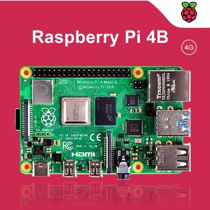 Original Raspberry Pi 4 Model B 4B Raspi 4 RAM 4GB 2GB 1GB RS UK E14 - E14 RAM2GB | Lazada Indonesia