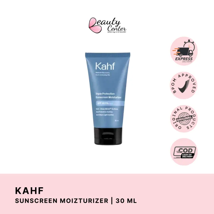 KAHF TRIPLE PROTECTION SUNSCREEN MOISTURIZER SPF 30 PA+++ 30 ML