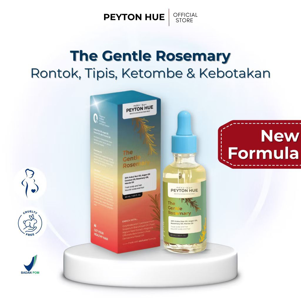 Jual NEW FORMULA - THE GENTLE ROSEMARY OIL PEYTON HUE (ORIGINAL) | Shopee Indonesia