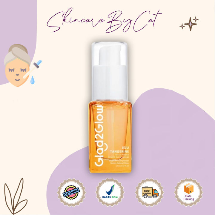 Glad2Glow Jeju Tangerine Vita C Power Bright Glow Serum