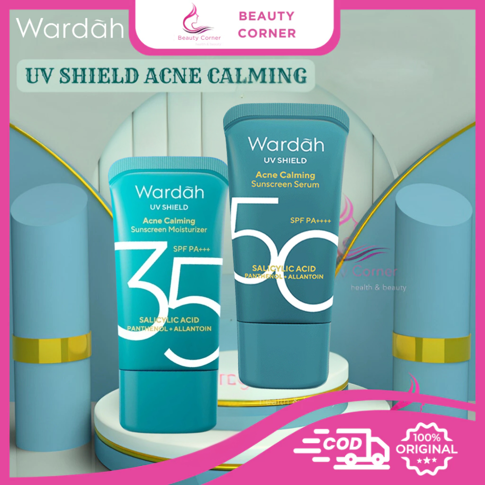 Jual Wardah UV Shield Acne Calming SPF 50 PA ++++ | SPF 35 PA ++++ | Shopee Indonesia