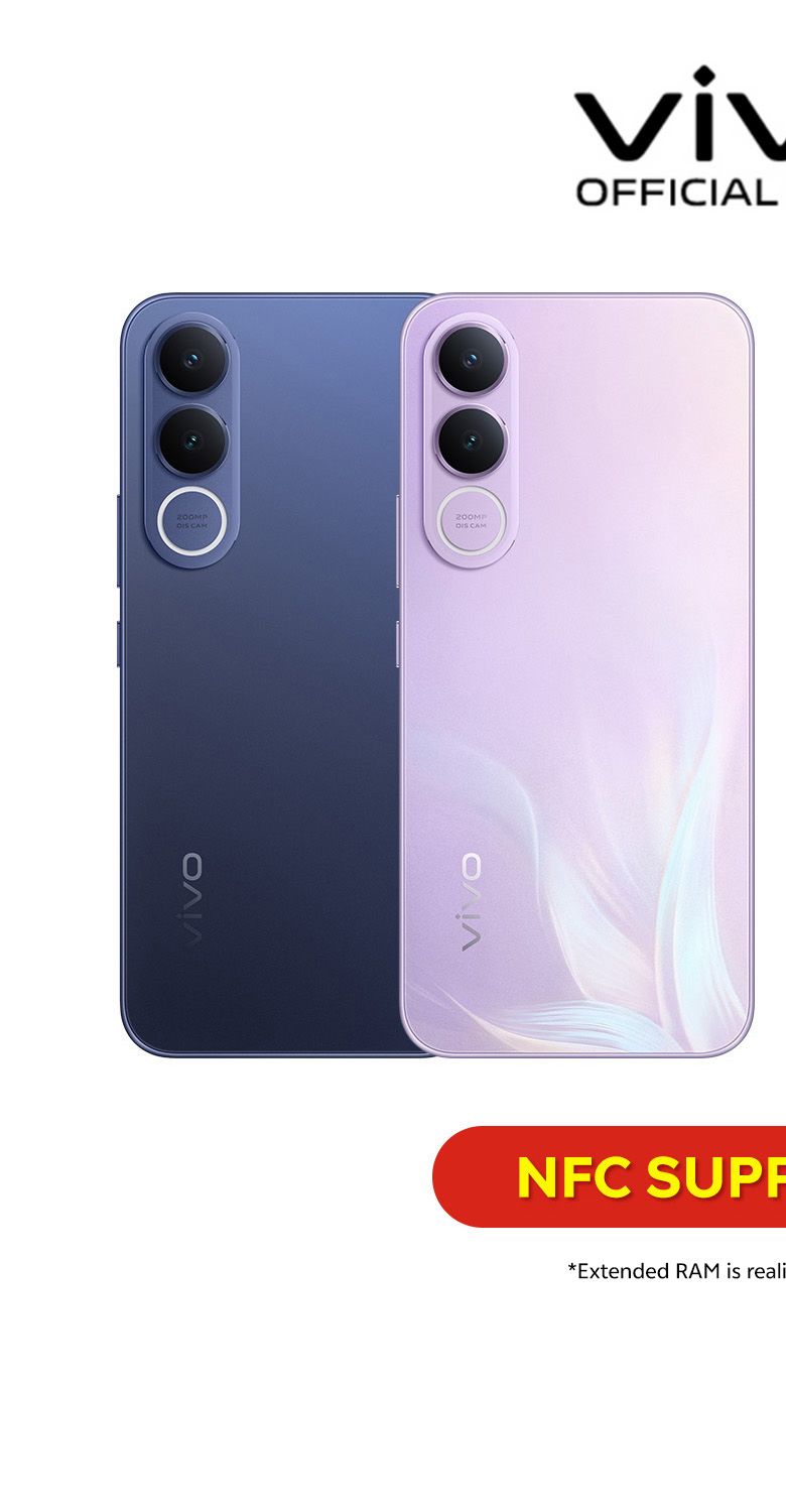 [Online Exclusive] vivo V70 FE 5G 200MP Main Camera, 8MP 120° Wide-Angle Camera, AI