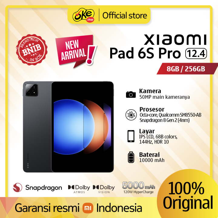 Xiaomi Pad 6s Pro 8/256GB 8GB RAM 256GB Garansi Resmi | Lazada Indonesia