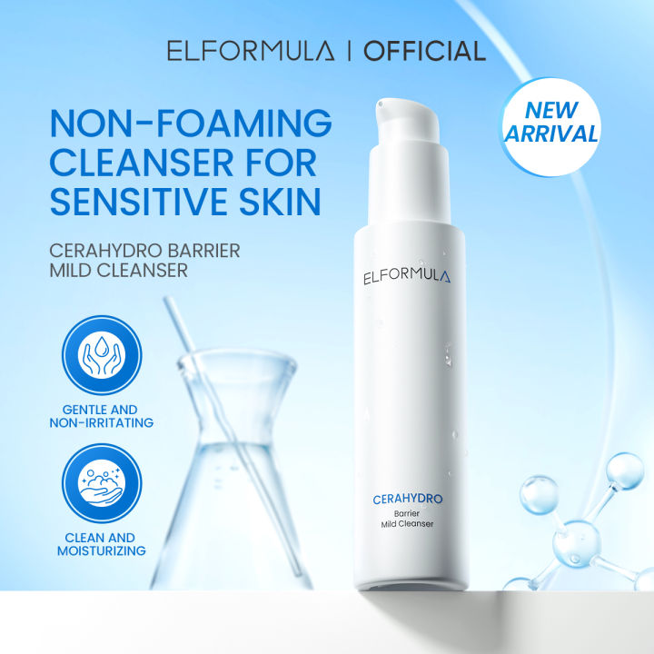 ELFORMULA Cerahydro Mild Cleanser – Facial Wash Sabun Pembersih Non Foam Low pH Sensitive Skin Melembabkan Kulit Cocok Untuk Kulit Sensitif | Lazada Indonesia