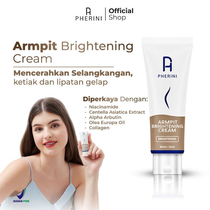 PHERINI Pemutih Ketiak dan Selangkangan Ampuh Armpit Brightening Cream BPOM