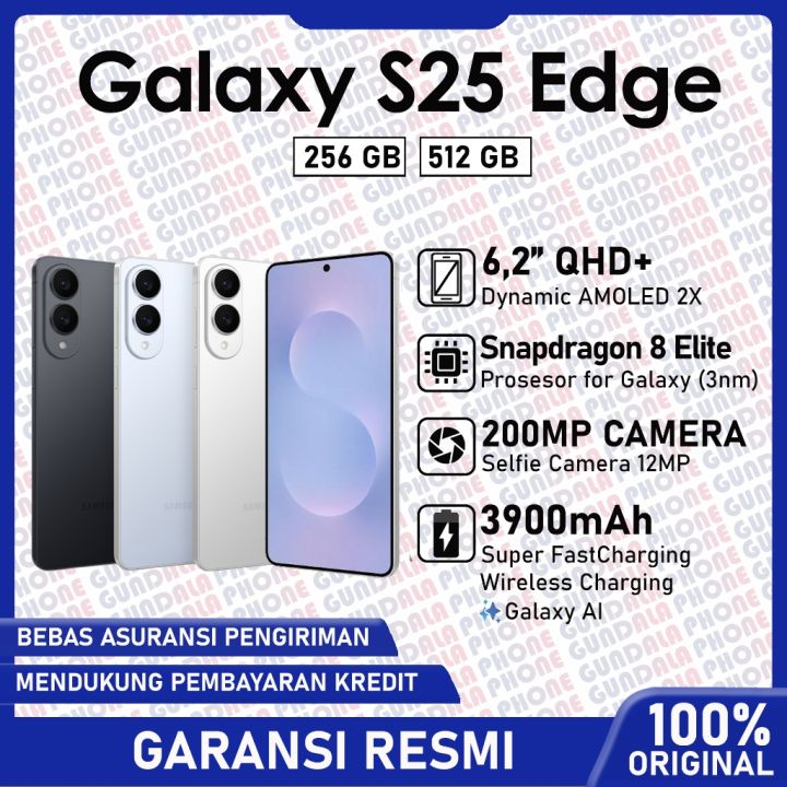 Samsung Galaxy S25 Edge - Garansi resmi | Lazada Indonesia
