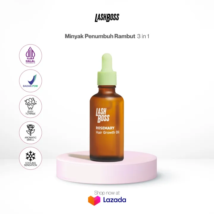 LashBoss Rosemary Hair Growth Oil