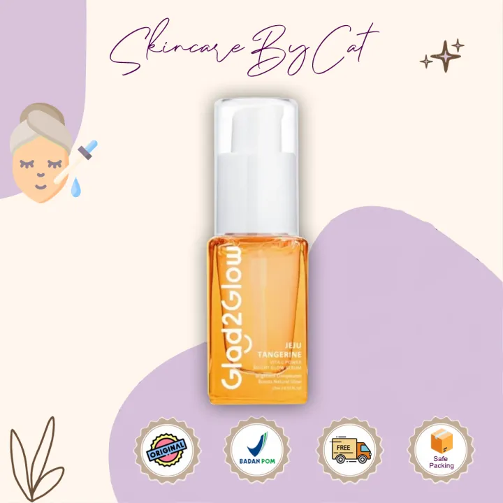 Glad2Glow Jeju Tangerine Vita C Power Bright Glow Serum