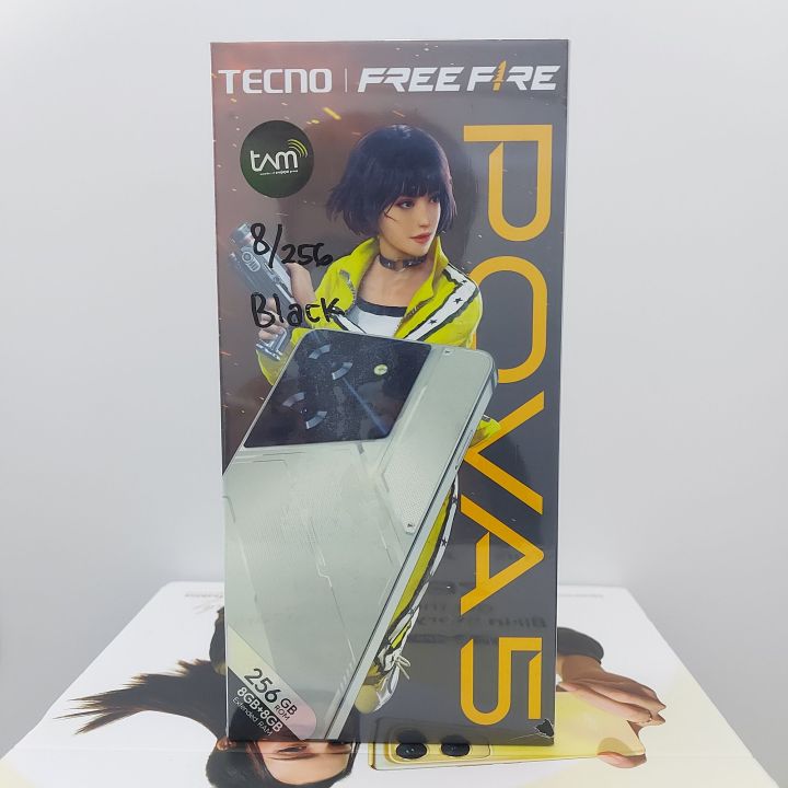 TECNO POVA 5 8+256GB SEGEL BOX GARANSI RESMI ORIGINAL NO REPACK