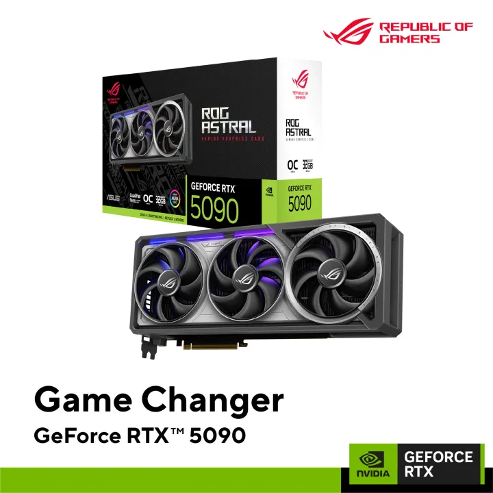 VGA Card ASUS ROG Astral GeForce RTX 5090 32GB GDDR7 OC Edition | Lazada Indonesia