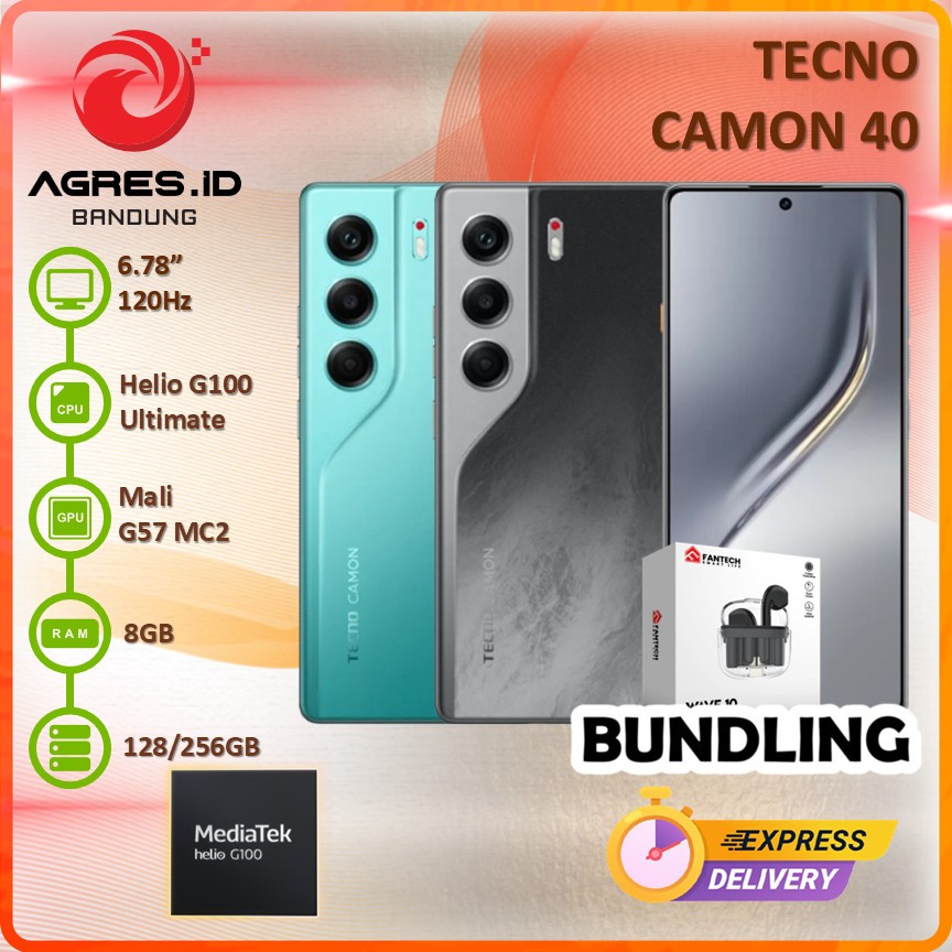 Jual TECNO CAMON 40 8GB/128GB 8GB/256GB GARANSI RESMI INDONESIA | Shopee Indonesia