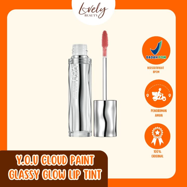 YOU CLOUD PAINT GLASSY GLOW LIP TINT 3G | Lazada Indonesia