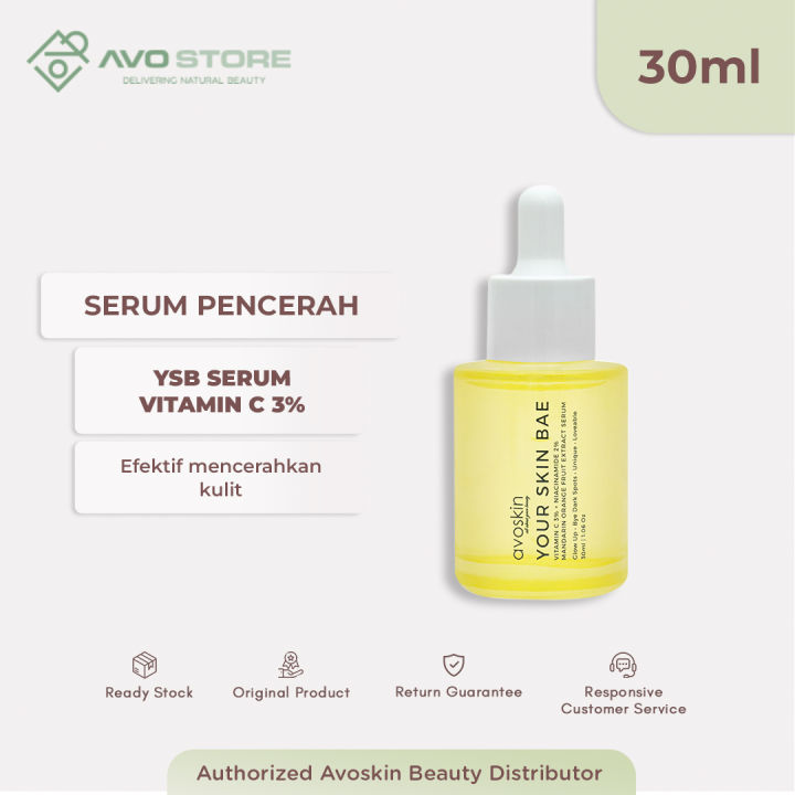 Avoskin Your Skin Bae Vitamin C 3% + Niacinamide 2% + Mandarin Orange Fruit Extract Serum