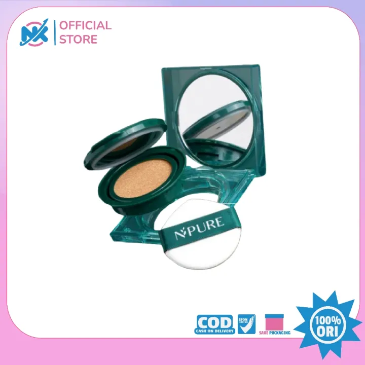 NPURE CENTELLA ASIATICA FLAWLESS MATTE POWER CUSHION | Lazada Indonesia