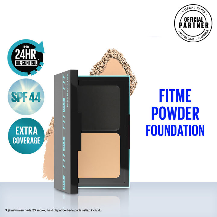 Maybelline Fit Me Matte and Poreless 24HR Oil Control Powder Foundation | Powder Foundation by AILIN