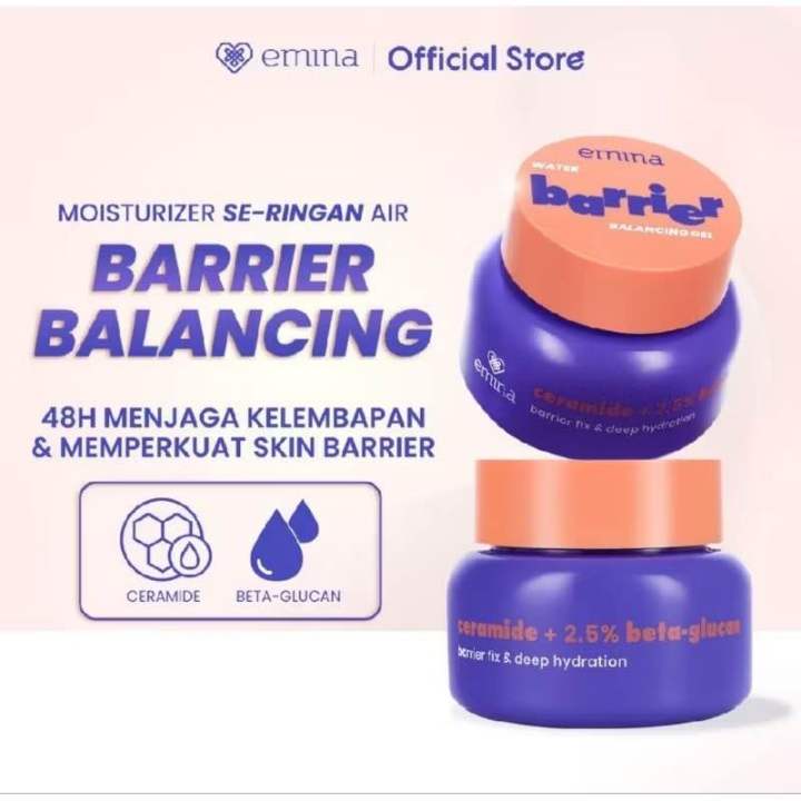 Emina Water Barrier Balancing gel Moisturizer 30g | Lazada Indonesia