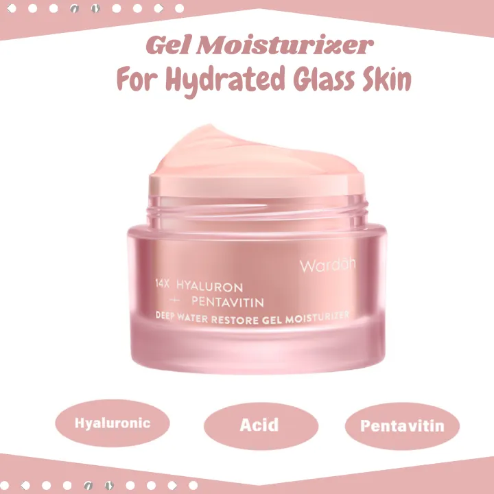 Wardah Deep Water Restore Gel Moisturizer 30gr/Pelembab Wajah | Lazada Indonesia