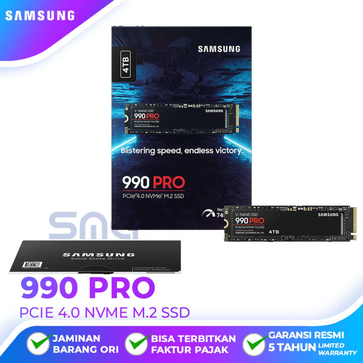SSD Samsung 990 Pro 4TB PCIe 4.0 NVMe M.2 | Lazada Indonesia