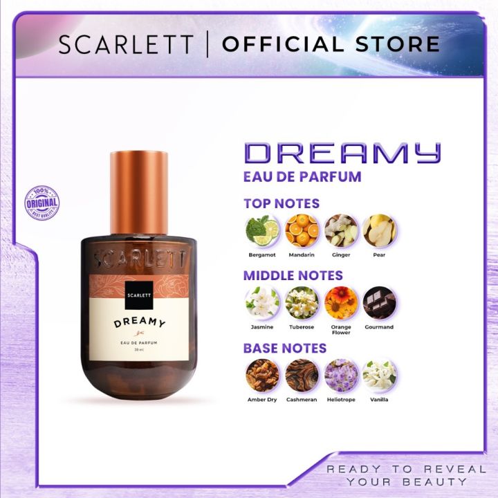 BPOM Scarlett Whitening Eau De Parfum Sweet Memories / Dreamy Parfume