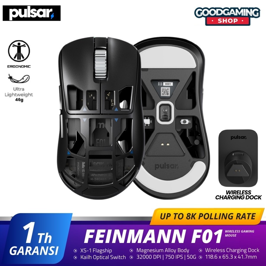 Jual Pulsar Feinmann F01 / F-01 WIRELESS MAGNESIUM Gaming Mouse | Shopee Indonesia