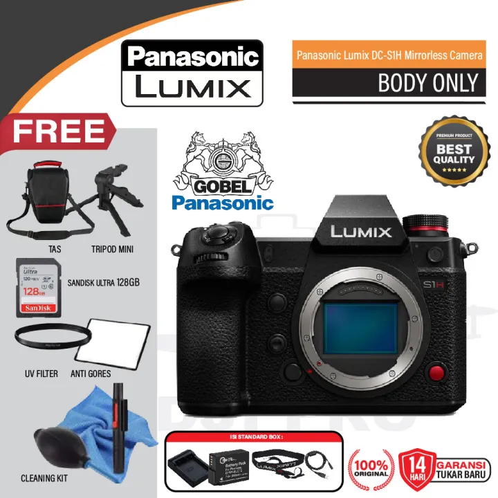 Panasonic Lumix DC-S1H / S1H / Lumix S1H Body Only Mirrorless Resmi