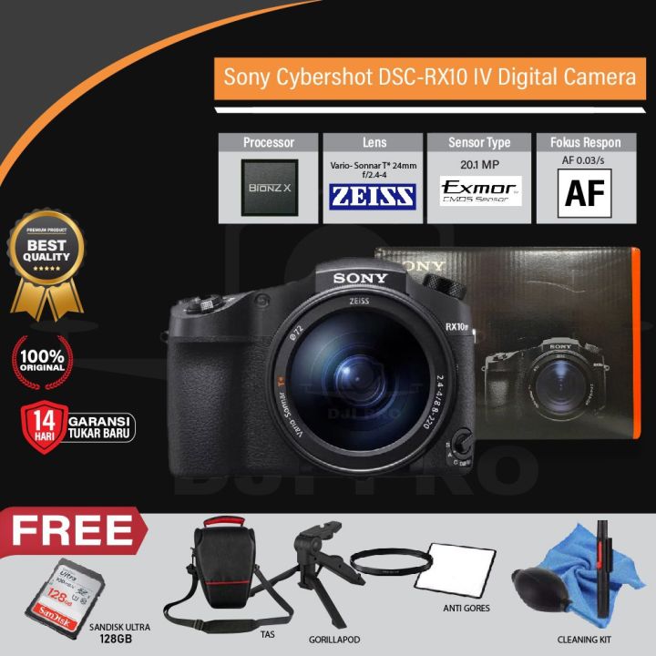 Sony Cyber-shot DSC-RX10 IV Digital Camera Garansi RX10 Mark 4
