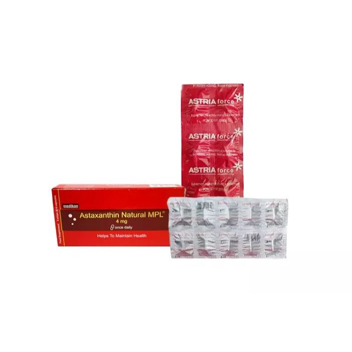 Jual Astaxanthin Natural Mpl 4 mg - Suplemen Kesehatan Tubuh | Shopee Indonesia