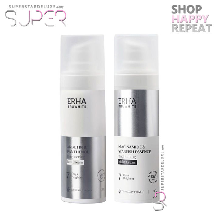 Erha Truwhite Brightening Bundle (Day & Night Cream) Hemat 15%