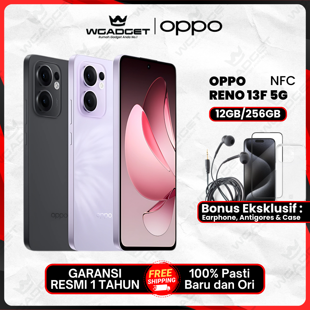 Jual Oppo Reno 13 F 5G [12/256 GB] [8/256 GB] 4G [8/256 GB] Garansi Resmi | Shopee Indonesia