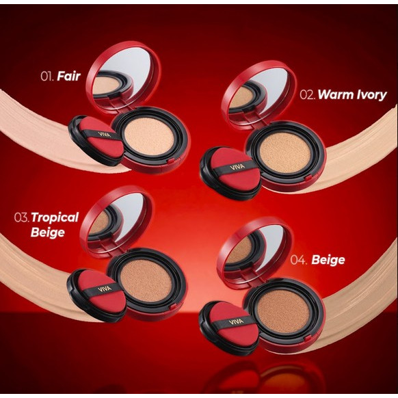 Jual Viva Cosmetic Velvet Cushion SPF 50+ PA++++ 13 gr l Full Coverage Velvet Finish | Shopee Indonesia