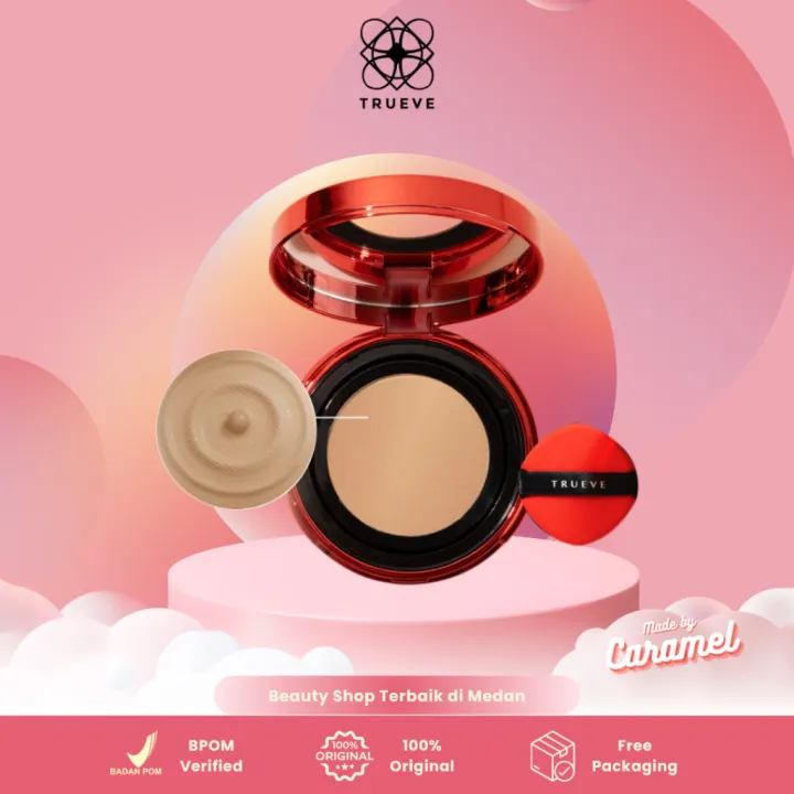 TRUEVE Radiant Hi-Cover Mesh Cushion - High Coverage Tahan Lama Minim Oksidasi Poreless Glow Finish | Lazada Indonesia