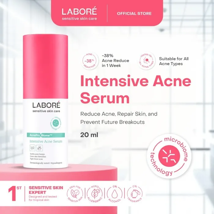 LABORÉ Sensitive Skin Care AcnePro Biome Intensive Acne Serum - 7ml 20ml - Dermalab Revolutionaire Serum Intensif Kulit untuk Mengatasi Permasalahan Kulit Berjerawat Bekas Jerawat Dark Spot Serum Sensitif | Lazada Indonesia