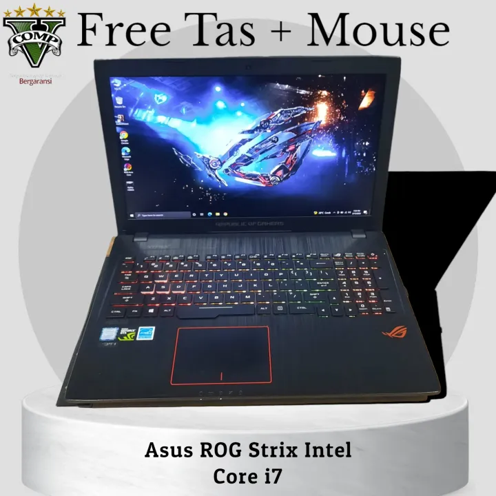 Laptop Asus ROG Strik GL553VD, Core i7-7700HQ, Nvidia Geforce GTX 1050, Ram 16GB, HDD 1TB, Ssd 128Gb | Lazada Indonesia