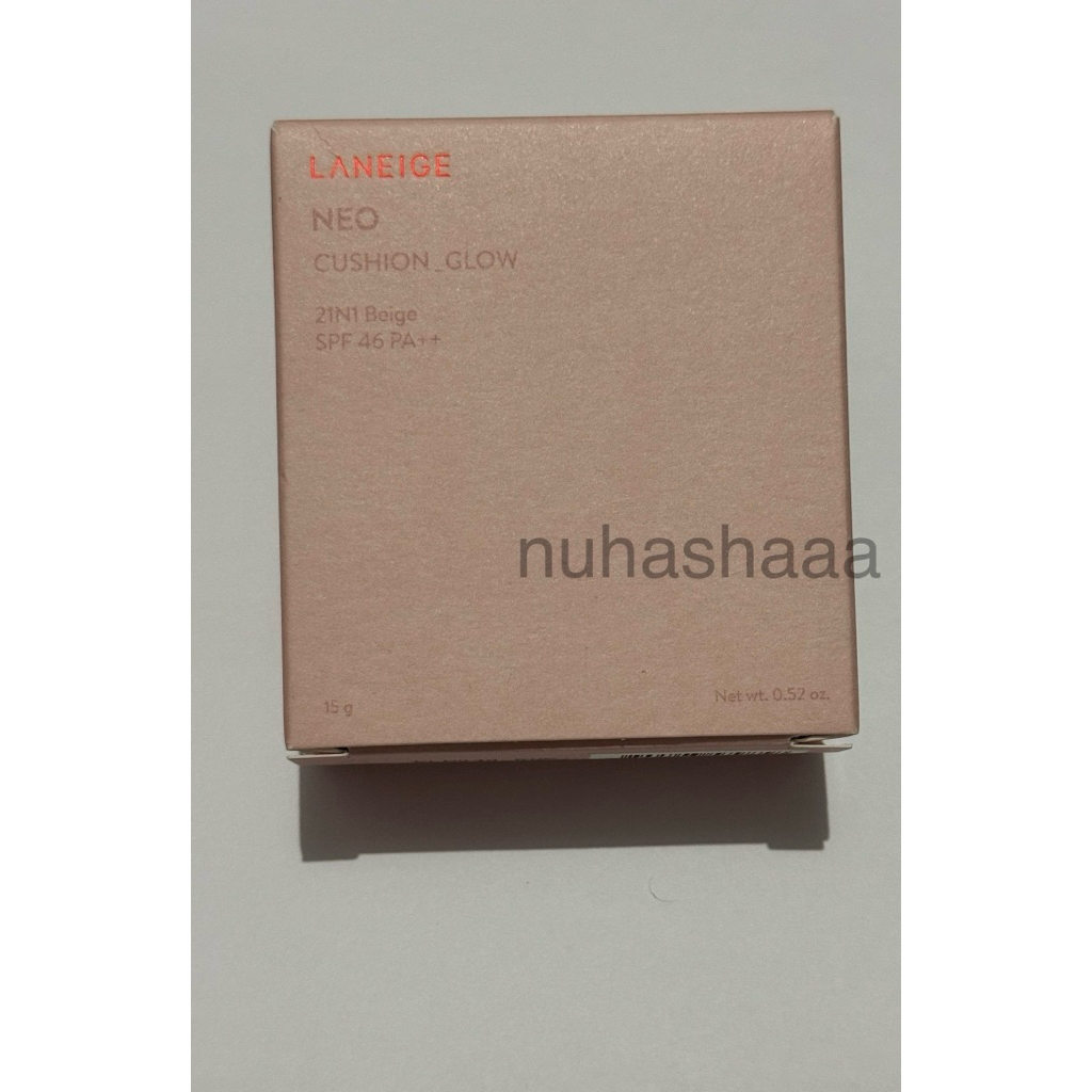 Jual LANEIGE NEO GLOW CUSHION 21N1 BEIGE SEALED NEW | Shopee Indonesia
