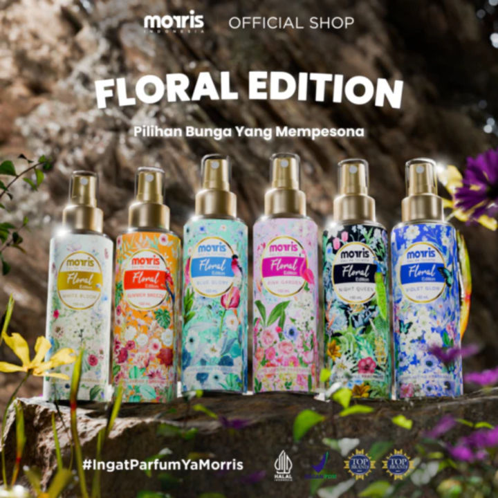MORRIS Floral Edition EDT Parfume 150ml | Blue Glory | Night Queen | Pink Garden | Summer Breeze | Violet Glow | White Bloom | Lazada Indonesia