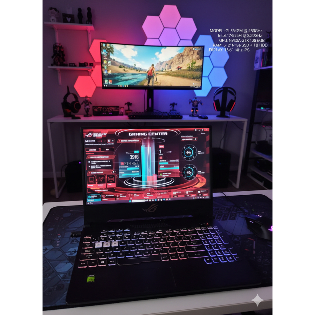 Jual LAPTOP ASUS ROG STRIX -HERO II- FULL SPECK MAX GAMING | Shopee Indonesia