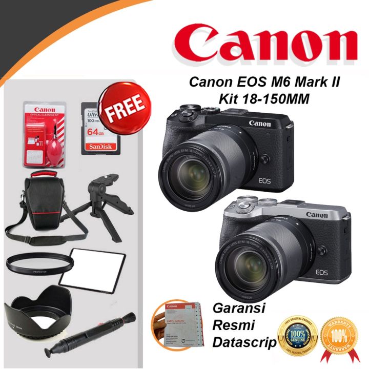 CANON EOS M6 MARK II KIT 18-150MM IS STM - ORIGINAL