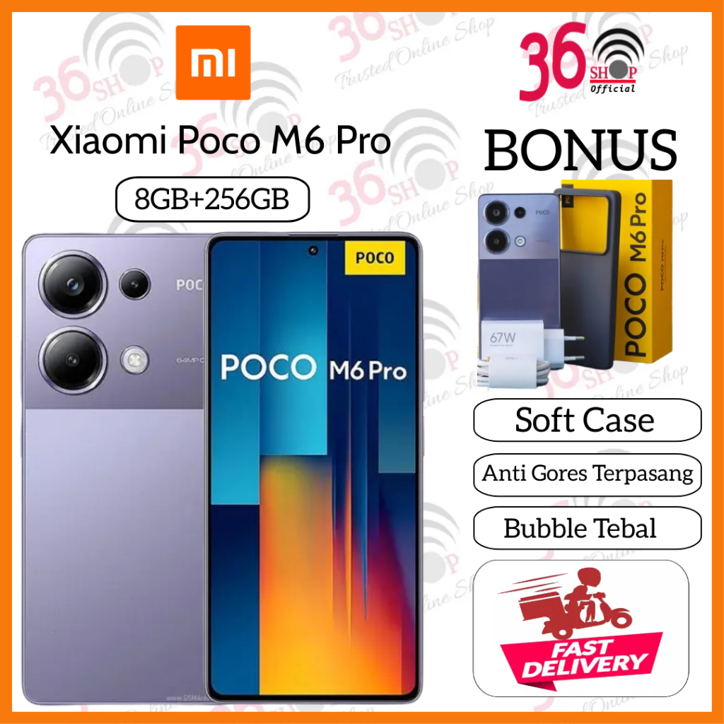 Jual Xiaomi Poco M6 Pro 8GB+256GB Garansi Resmi 1 Tahun | Shopee Indonesia
