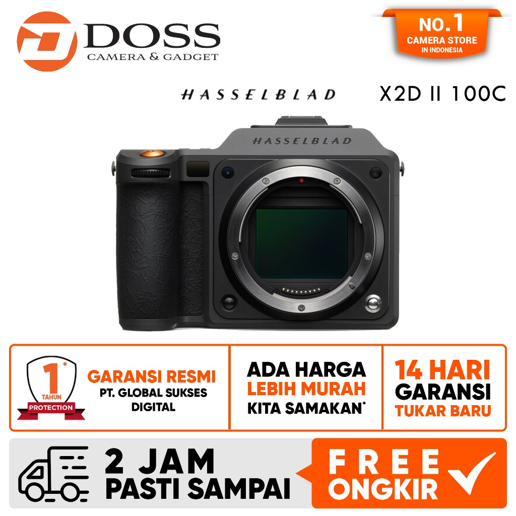 Jual Hasselblad X2D II 100C Medium Format Mirrorless Camera X2DII 100C | Shopee Indonesia
