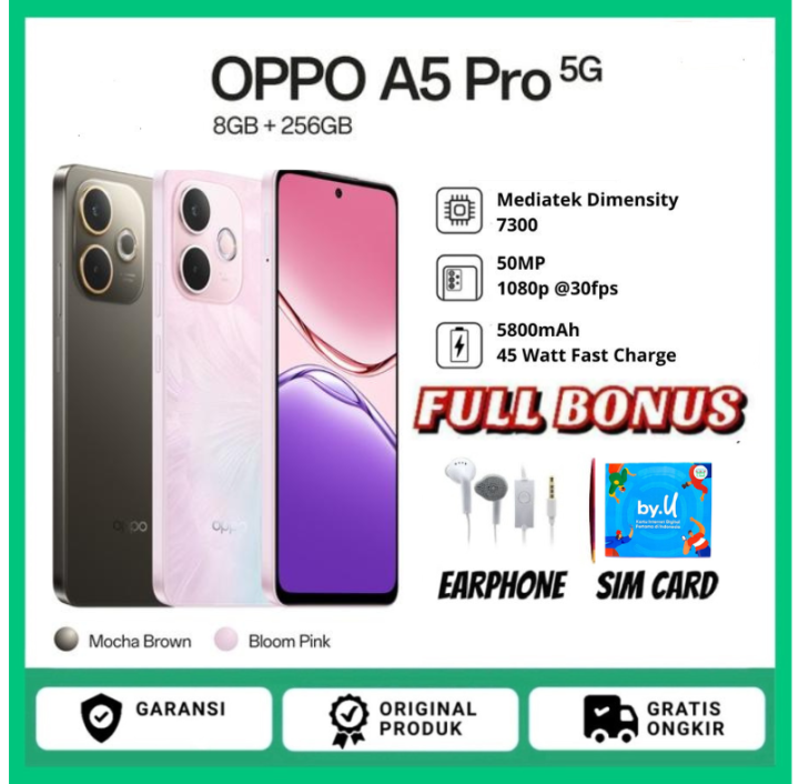 OPPO A5 Pro 5G RAM 8/256 GB Garansi - PROMO | Lazada Indonesia