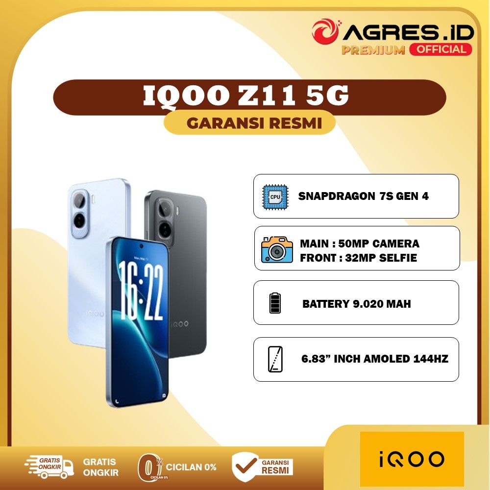 Jual iQOO Z11 5G 8GB/256GB Garansi Resmi iQOO Indonesia | Shopee Indonesia
